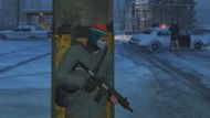 An example of Michael taking cover (Image via Rockstar Games)